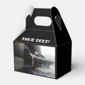 Altes rostes U-Boot Geschenkschachtel (Rückseite)