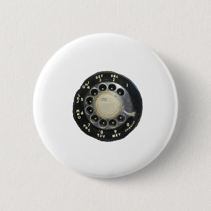 Altes Rotary-Telefongespräch Button