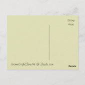 Altes rotes Auto mit Hubcap - Postkarte (Rückseite)