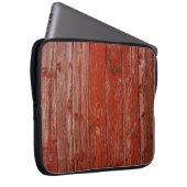Altes rotes Holz Laptopschutzhülle (Vorne Rechts)
