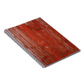 Altes rotes Holz Notizblock (Rechte Seite)
