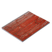 Altes rotes Holz Notizblock (Linke Seite)