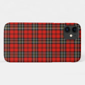 Altes rotes Karomuster Case-Mate iPhone Hülle (Rückseite (Horizontal))