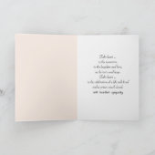 Altes Ruderboot auf Herbstsee Karte (Innenseite)