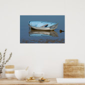 Altes Ruderboot Poster (Küche)