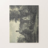 Altes Rustikales Haus Jigsaw Puzzle (Vertikal)