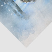 Altes Rustikales Haus Landschaft Entdeckungsreise Seidenpapier (Detail)