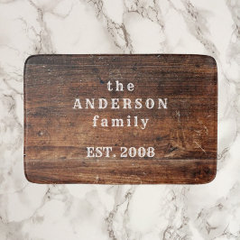 Altes Rustikales Holz Natur Badematte