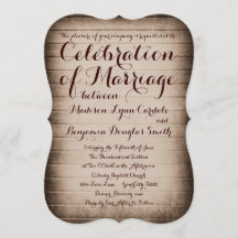 Altes Rustikales Stallholz Land Hochzeitseinladung