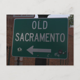 Altes Sacramento Postkarte