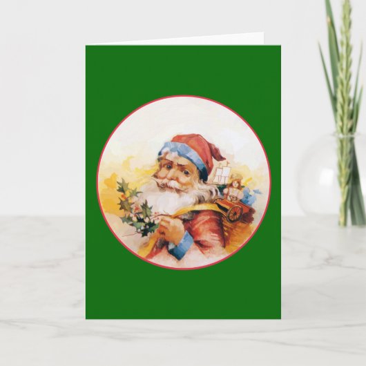 ALTES SAINT-NICK FEIERTAGSKARTE (Vorderseite)