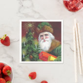 Altes Saint-Nick Serviette (Beispiel)