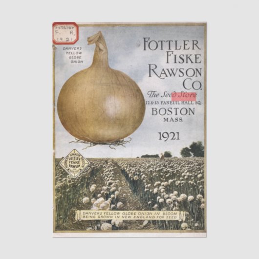 Altes Sämereien-Katalog, Fottler Fiske Rawson, 192 Seidenpapier (Vorderseite)