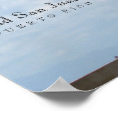 Altes San Juan am Meer Poster (Ecke)