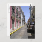 Altes San Juan, Puerto Rico Postkarte (Vorne/Hinten)