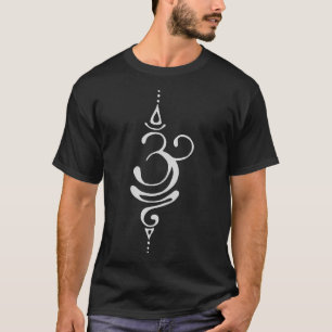 Altes Sanskrit-Atmen Om Yoga-Medizationssymbol T-Shirt