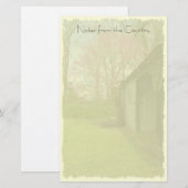 Altes Scheunen-Briefpapier Briefpapier (Vorne/Hinten)