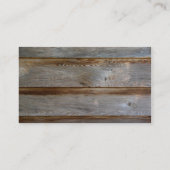 Altes Scheunen-Tür-Holz Visitenkarte (Rückseite)