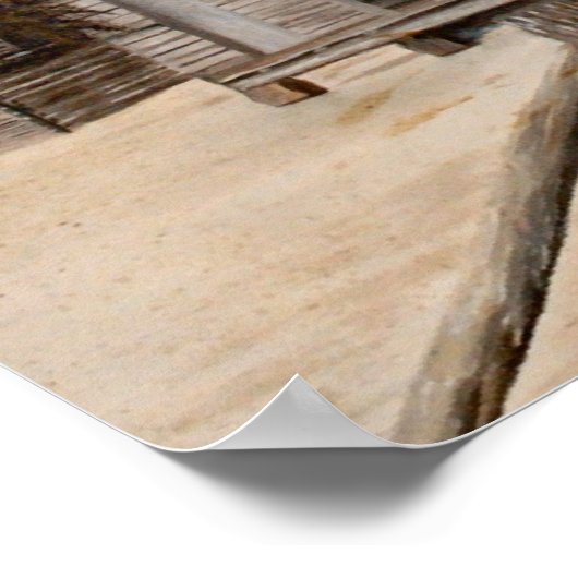 Altes Scheunenhaus Poster (Ecke)