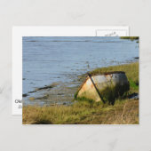 Altes Schiff auf Creek Postkarte (Vorne/Hinten)