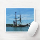 Altes Schiff des Eriesees Mousepad (Mit Mouse)