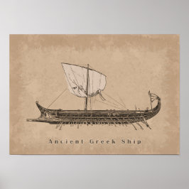 Altes Schiff Poster