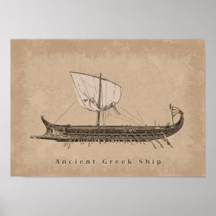 Altes Schiff Poster