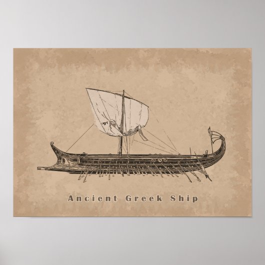 Altes Schiff Poster (Vorne)