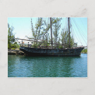 Altes Schiff Postkarte