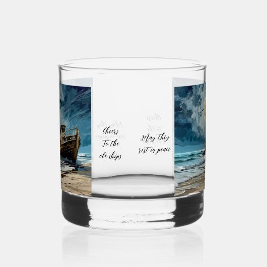 Altes Schiff Whiskyglas (Links)