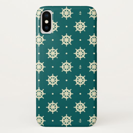 Altes Schiffsradraster Case-Mate iPhone Hülle (Rückseite)