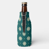 Altes Schiffsradraster Flaschenkühler (Flasche Rückseite)