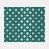 Altes Schiffsradraster Fleecedecke (Vorderseite (Horizontal))