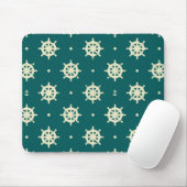 Altes Schiffsradraster Mousepad (Mit Mouse)