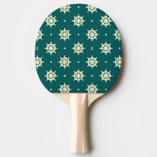 Altes Schiffsradraster Tischtennis Schläger