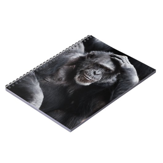 Altes Schimpanzee Notizblock (Linke Seite)