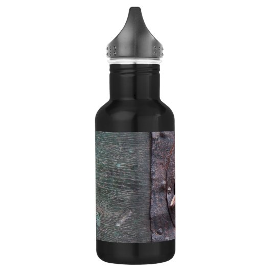 Altes Schloss mit Schlüssel Edelstahlflasche (Links)
