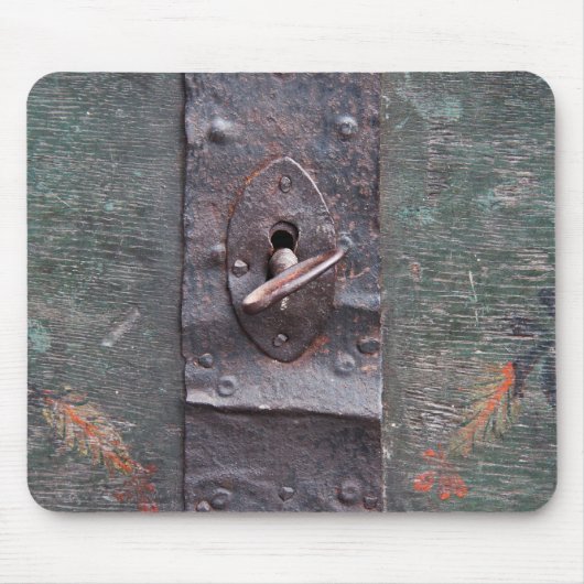 Altes Schloss mit Schlüssel Mousepad (Vorne)