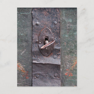 Altes Schloss mit Schlüssel Postkarte