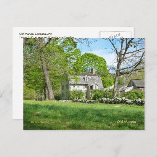 Altes Schloss Postkarte (Vorne/Hinten)