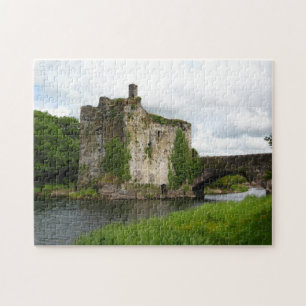 Altes Schloss-Puzzlespiel Puzzle