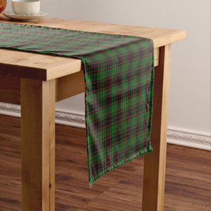Altes schottisches Clan Buchan Tartan Plaid Kurzer Tischläufer