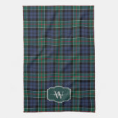 Altes schottisches Clan Colquhoun-Tartan-Karo Geschirrtuch (Vertikal)