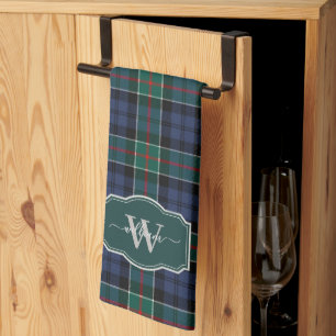 Altes schottisches Clan Colquhoun-Tartan-Karo Geschirrtuch