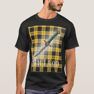 Altes schottisches Clan MacLeod-Tartan-Design T-Shirt