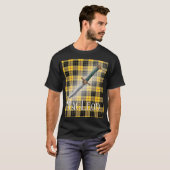 Altes schottisches Clan MacLeod-Tartan-Design T-Shirt (Vorne ganz)