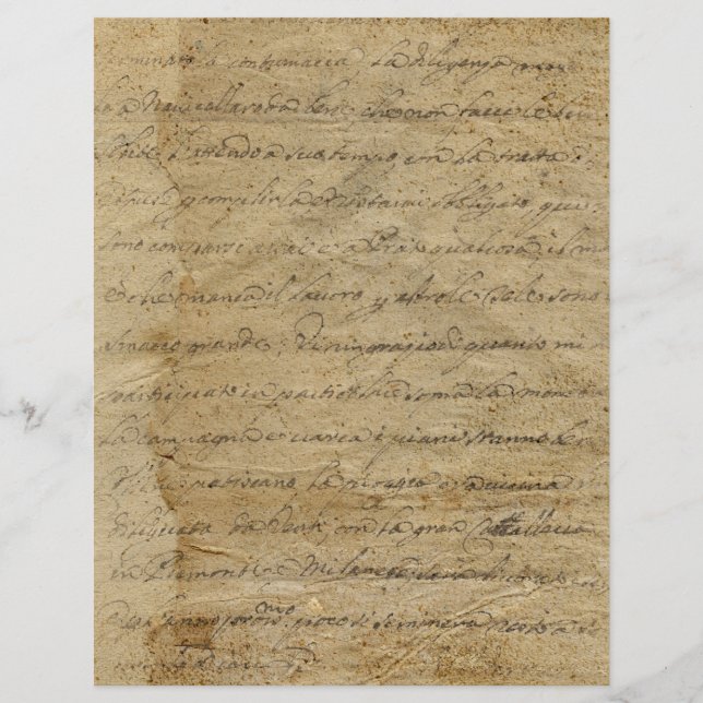 Altes Schreibpapier Scrapbook Ephemera (Vorderseite)