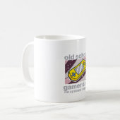 Altes Schul-Gamer-Daddy Retro-Tassendesign Kaffeetasse (Vorderseite Links)