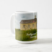 Altes Schulhaus am Kansas Prairie Kaffeetasse (Vorderseite Links)