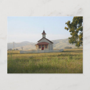 Altes Schulhaus in der Nähe von Big Sur Postkarte